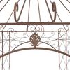 vidaXL Garden Pavilion Antique brown Wrought Iron Large