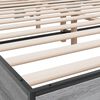 vidaXL Bed Frame Gray Sonoma Engineered wood Double Durable Bed Frame