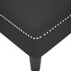 vidaXL Chaise Lounge Black Velvet, Plywood, Plastic Standard