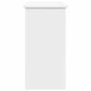 vidaXL Desk White Engineered wood Compact Simplistic Desk
