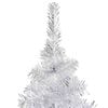 vidaXL Artificial Pre-lit Christmas Tree with Ball Set Silver 47.2" PET