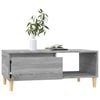 vidaXL Coffee Table Gray Sonoma Engineered wood 35.4x19.7x14.4 in