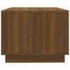 vidaXL Coffee Table Brown oak Engineered wood 40.2 x 21.7 x 16.9 in