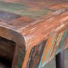 vidaXL Desk Multi-color Reclaimed wood, Painted iron 43.3 x 19.7 x 31.5 in