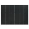 vidaXL 6-Panel Room Dividers 2 pcs Black 94.5"x70.9" Steel