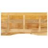 vidaXL Desktop Natural wood color Solid rough mango wood Medium Durable