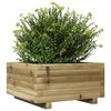 vidaXL Garden Planter Brown Treated pine Large Durable Garden Planter