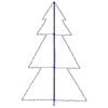 vidaXL Christmas Cone Tree 200 LEDs Indoor and Outdoor 3x5 ft