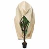 vidaXL Plant Fleece Cover Set of 10 Beige