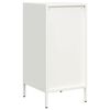 vidaXL Sideboard White Cold-rolled Steel 13.8x15.4x28.9 in Sideboard