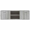 vidaXL Tv Cabinet Grey Sonoma Engineered wood 47.2 in x 13.4 in x 14.6 in