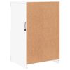 vidaXL White Side Cabinet Engineered Wood Medium Storage