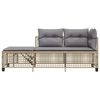 vidaXL Garden Sofa Set Mix Beige