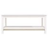 vidaXL Coffee Table White Solid Pine Wood Medium Coffee Table