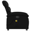 vidaXL Massage Recliner Chair Black