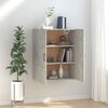 vidaXL Hanging Cabinet Concrete Grey Engineered Wood Medium