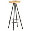 vidaXL Bar Stool Set of 4 Brown and Black
