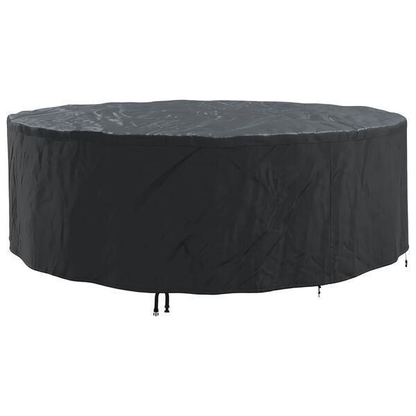 vidaXL Outdoor Furniture Cover Black 279 x 279 x 85 cm 420D fabric