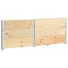 vidaXL Pallet Collars 3 pcs 39.4"x39.4" Solid Pine Wood