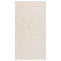 vidaXL Shaggy Rug Cream White 4'x6' Polyester