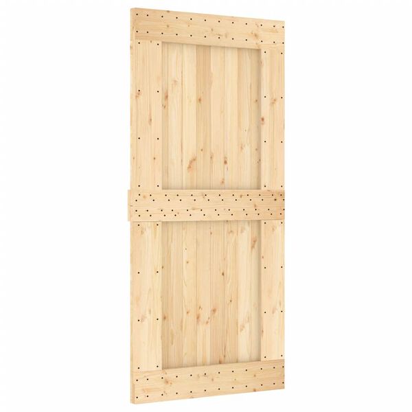 vidaXL Door NARVIK 37.4"x82.7" Solid Wood Pine