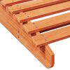 vidaXL Sun Lounger Wax Brown Solid Pine Wood Large Ergonomic