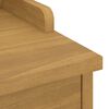 vidaXL Hallway Bench Walnut Solid pinewood, Engineered wood Medium