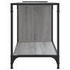 vidaXL TV Cabinet Grey Sonoma Engineered wood, metal Extra Long