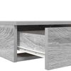 vidaXL Bed Drawers Grey Sonoma 31.50 x 14.37 x 6.50 in Engineered Wood