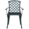 vidaXL Garden Chair Green 61 x 60.5 x 93cm Aluminium
