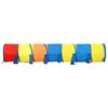 vidaXL Play Tunnel Multicolor 170T polyester, steel, PE (polyethylene)