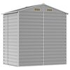 vidaXL Garden Shed Light gray Galvanized steel 75.2 x 51.2 x 78.0 in