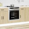 vidaXL Oven Cabinet Sonoma Oak Engineered Wood Compact Adjustable Feet