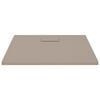 vidaXL Shower Base Tray SMC Brown 31.5"x31.5"