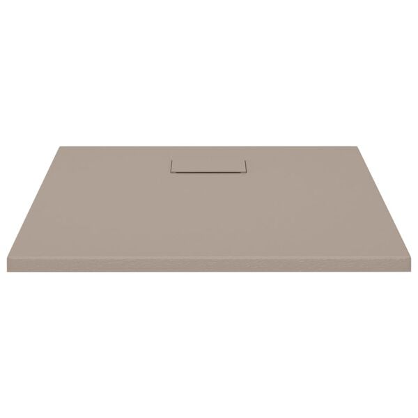 vidaXL Shower Base Tray SMC Brown 31.5"x31.5"