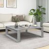 vidaXL Coffee Table Grey Sonoma Engineered Wood Large Decorative Inlays