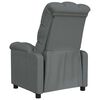 vidaXL Recliner Chair Dark gray Fabric (100% polyester), plywood, iron