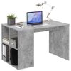 FMD Desk Concrete Gray Melamine-covered chipboard 46.1x28.7x29.5 in Desk