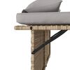 vidaXL Garden Bench Beige, Light Gray
