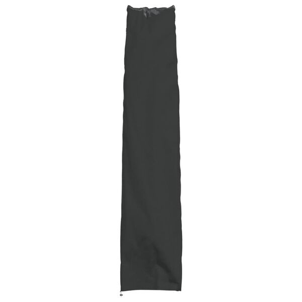 vidaXL Garden Umbrella Cover Black 420D Oxford fabric with PU coating