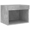 vidaXL 5 Piece TV Wall Units with LED Concrete Gray Engineered Wood