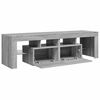 vidaXL TV Cabinet Grey sonoma Engineered wood 55.1 x 14.4 x 15.7 in