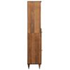 vidaXL Bathroom Cabinet Honey brown Solid mango wood, engineered wood, iron