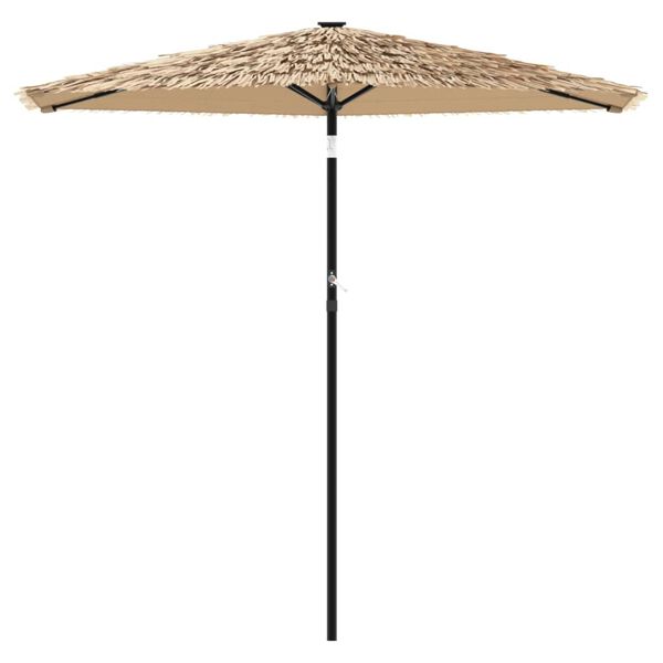 vidaXL Garden Parasol Brown Material: 100% polyester, Powder-Coated Steel