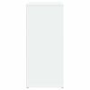vidaXL Sideboard White Engineered Wood Medium Sideboard Rectangular