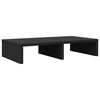 vidaXL Monitor Stand Black 19.7x10.6x3.9" Engineered Wood