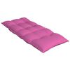 vidaXL Highback Chair Cushion Set of 6 Pink Oxford fabric
