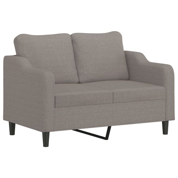 vidaXL Sofa Set Taupe Fabric (100% polyester), Metal, Textilene, Plywood