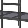 vidaXL Bunk Bed Black Steel and mesh fabric