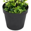 vidaXL Artificial Plant Green Polyethylene, Metal, Polypropylene Medium